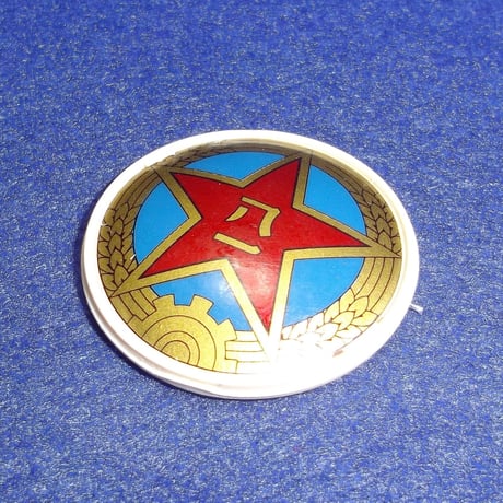 中国人民解放軍八七式帽章（プラスチック製）陸軍