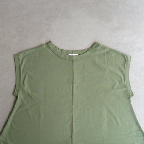 organic cotton flow one piece/vineyard green