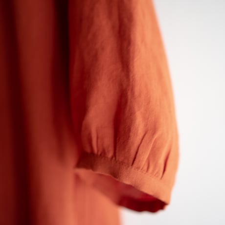 belgian linen shits one-piece/brick
