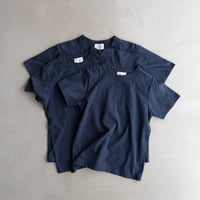 dry touch cotton/crew neck cut and sew/buleberry heather/size1.2.3