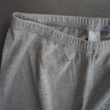 organic ribbed cotton100/under bottoms/kinari heather.charcoal heather.size1&2