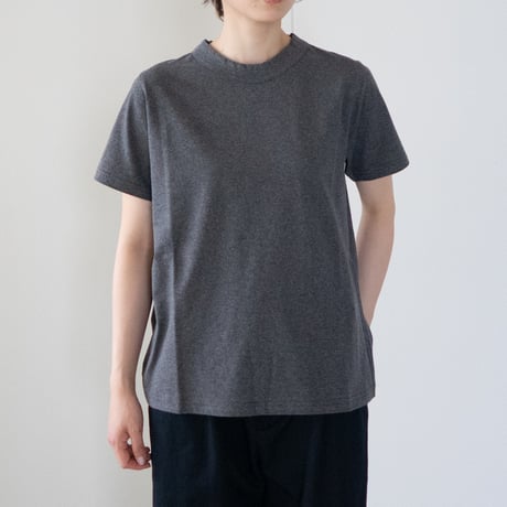 dry touch cotton/crew neck cut and sew/metal heather/size1.2.3