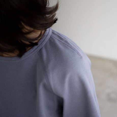 mvs cotton/half sleeve tshirt/blue stone