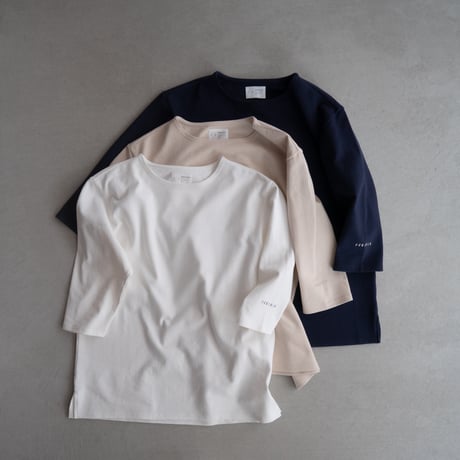 mid-length heritage Basque shirt/off white