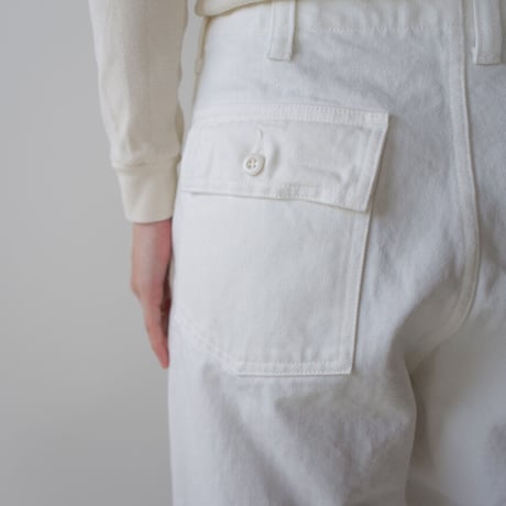 14oz.selvedgedenim jeans /baker pants/size1&2/white