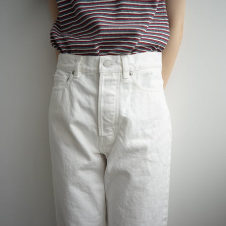 13.5oz straight jeans /off white/size28.31