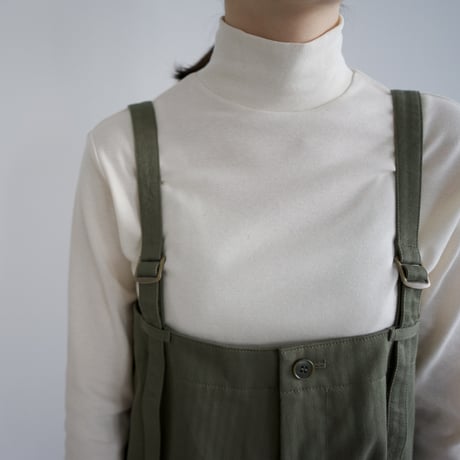 organic cotton/high neck /kinari