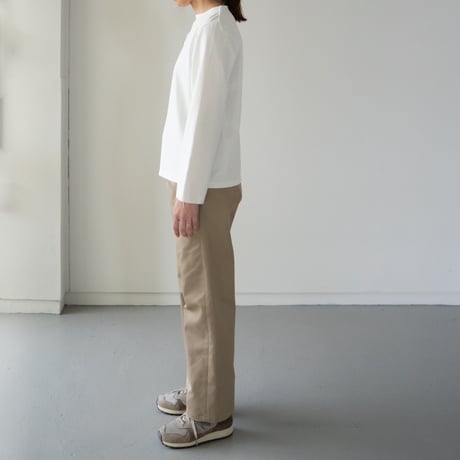 chino pants/straight pants/beige