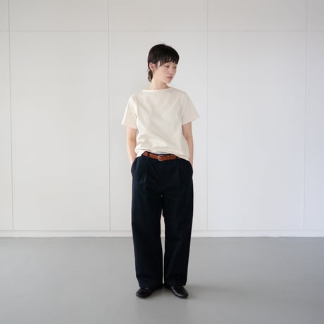 twill cotton linen/tack pants/phantom/size1.2
