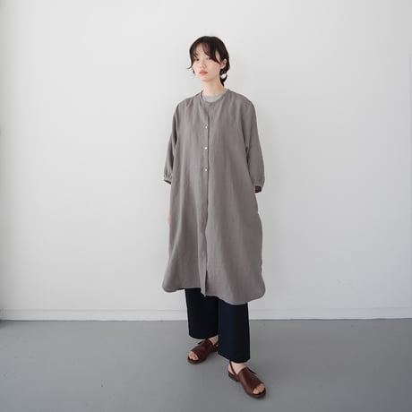 belgian linen shits one-piece/gray