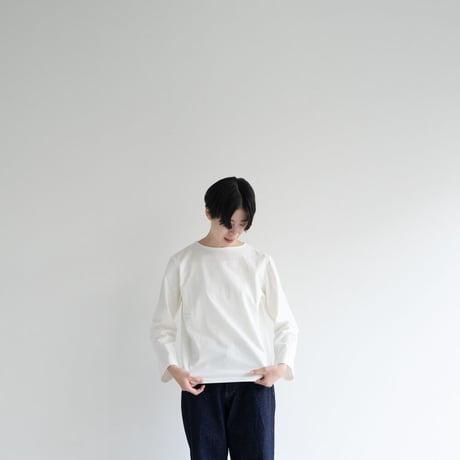 mvs cotton/center back long sleeve tshirt /white/size1.2.3