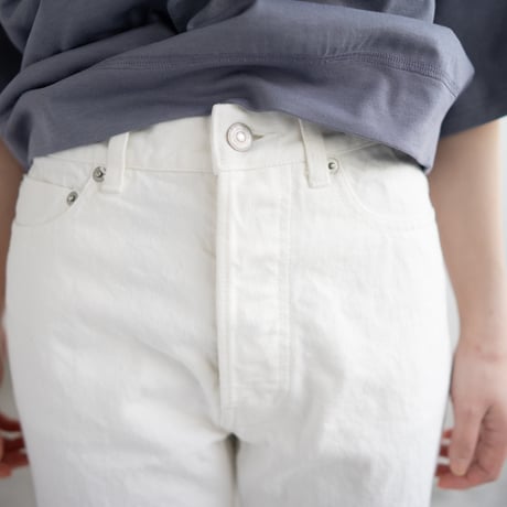 13.5oz straight jeans /off white/size28.31