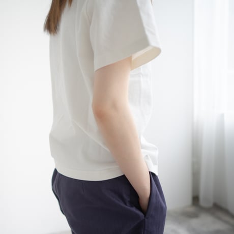 mvs cotton/center back tshirt/white/size1.2.3