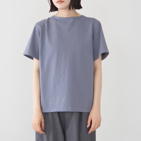 mvs cotton/center back tshirt /blue stone/size1.2.3