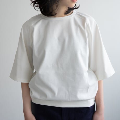 mvs cotton/half sleeve tshirt/white