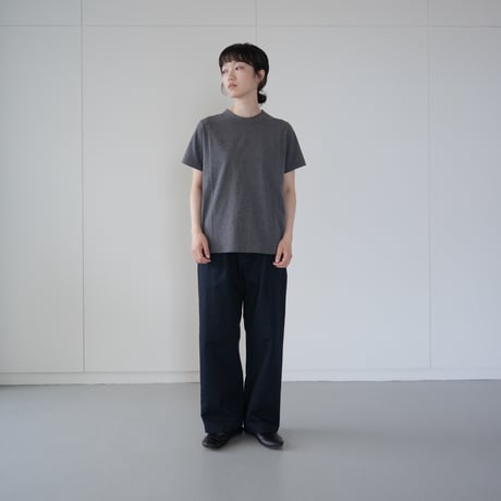 dry touch cotton/crew neck cut and sew/metal heather/size1.2.3
