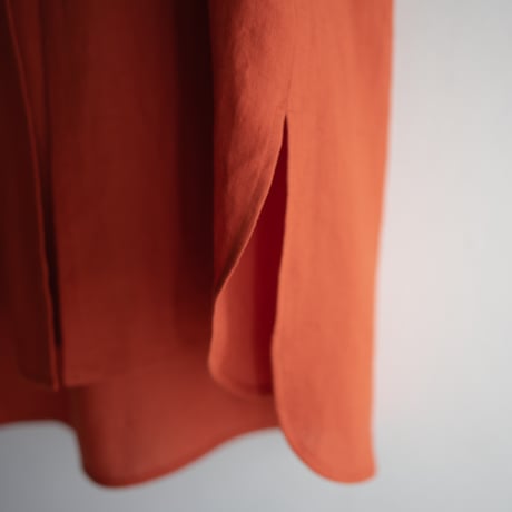belgian linen shits one-piece/brick