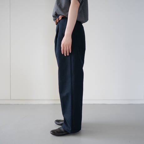 twill cotton linen/tack pants/phantom/size1.2