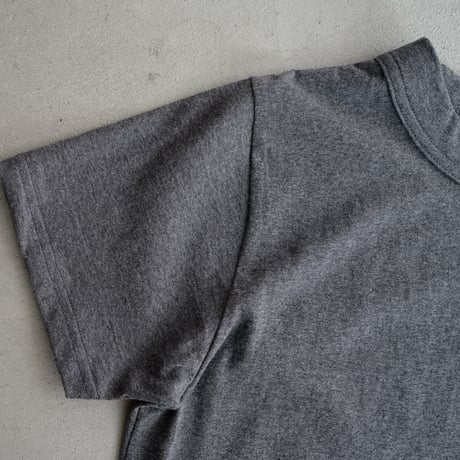 dry touch cotton/crew neck cut and sew/metal heather/size1.2.3