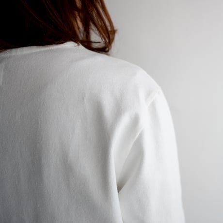 mid-length heritage Basque shirt/off white