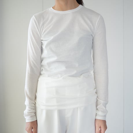 organic gauze tops/white