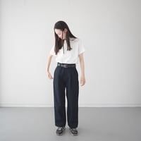 twill cotton linen/tack pants/phantom/size1.2