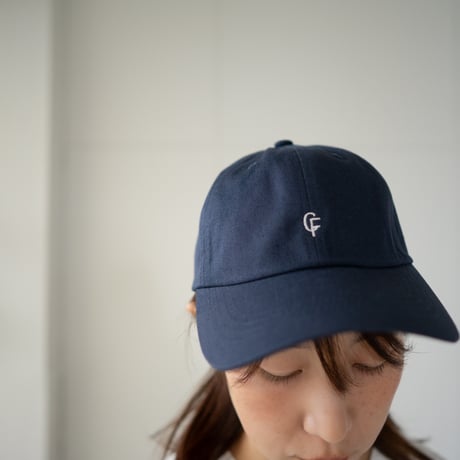 classic cotton dad cap/navy.beige
