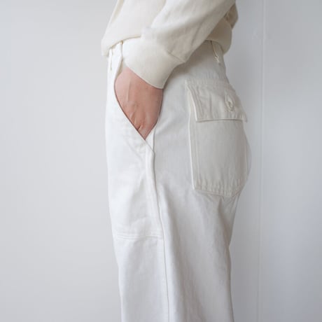 14oz.selvedgedenim jeans /baker pants/size1&2/white