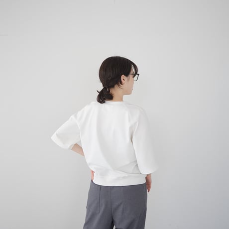mvs cotton/half sleeve tshirt/white