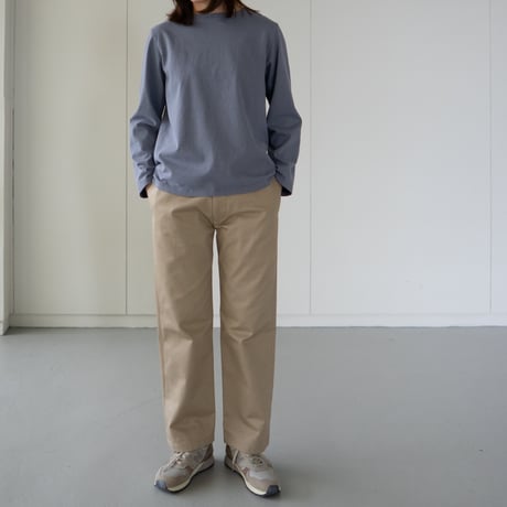 mvs cotton/center back long sleeve tshirt/blue stone/size1.2.3