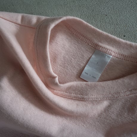 seamless cotton/thumb hole top/peach bud/size2