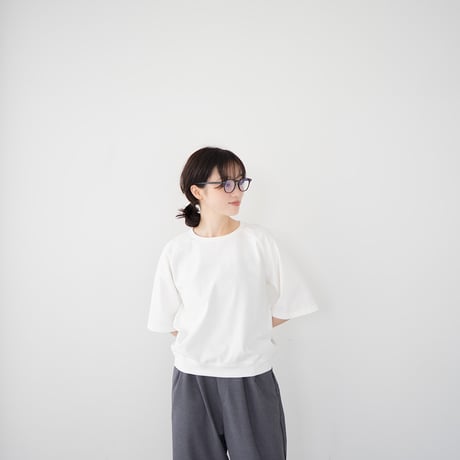 mvs cotton/half sleeve tshirt/white