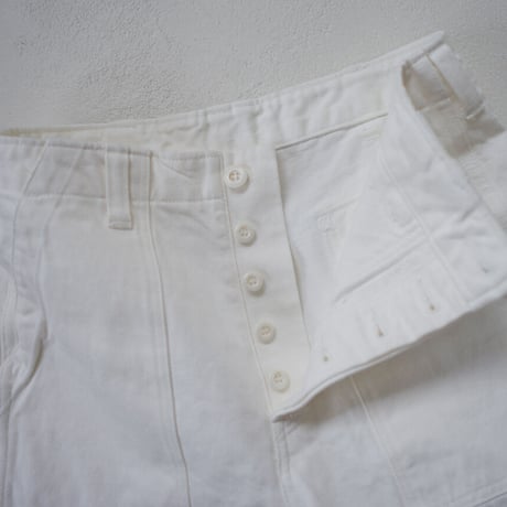14oz.selvedgedenim jeans /baker pants/size1&2/white