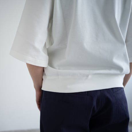 mvs cotton/half sleeve tshirt/white