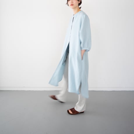 belgian linen shits one-piece/sax