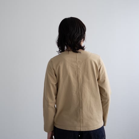 mvs cotton/center back long sleeve tshirt/ancient grain/size1.2.3