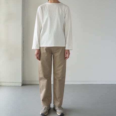 chino pants/straight pants/beige