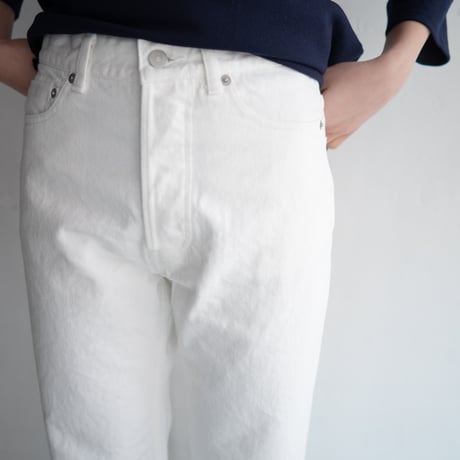 13.5oz straight jeans /off white/size28.31