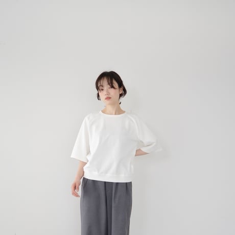 mvs cotton/half sleeve tshirt/white