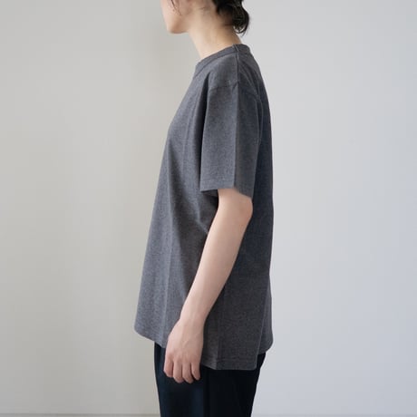 dry touch cotton/crew neck cut and sew/metal heather/size1.2.3