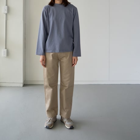 mvs cotton/center back long sleeve tshirt/blue stone/size1.2.3