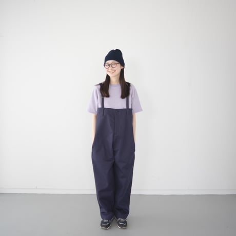french terry half-sleeve top/purple heather