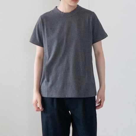 dry touch cotton/crew neck cut and sew/metal heather/size1.2.3
