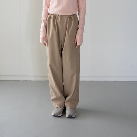 relaxed wide pants/beige