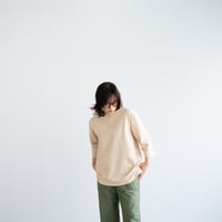 mid-length heritage Basque shirt/mother pearl