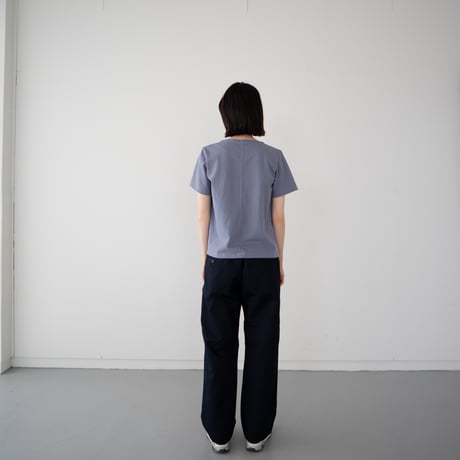 mvs cotton/center back tshirt /blue stone/size1.2.3