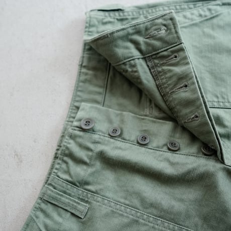 back satin/baker pants/hedge green/size1.2
