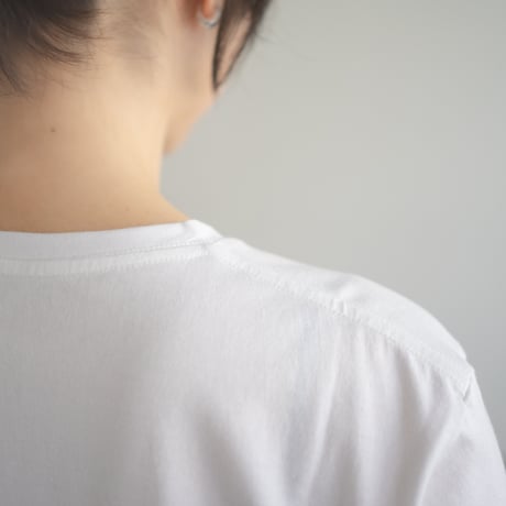 cotton silk/half sleeve tshirt / white/size 0.1.2