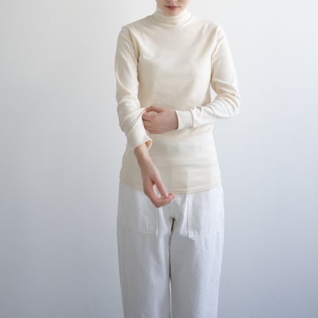 organic cotton/high neck /kinari