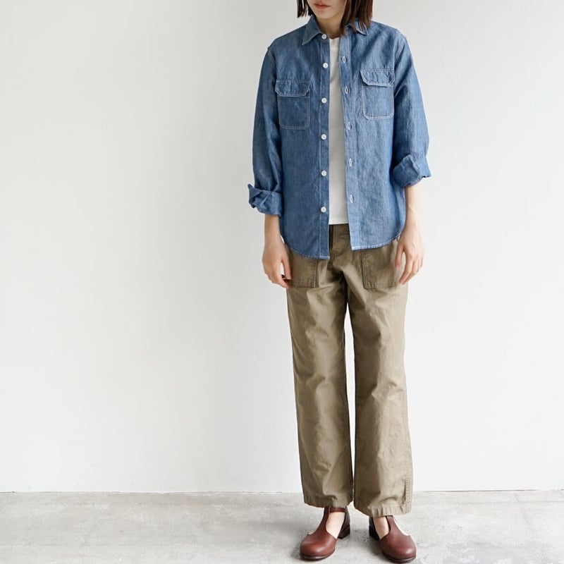 chambray work shirt/size1.2.3 | FRECKLE